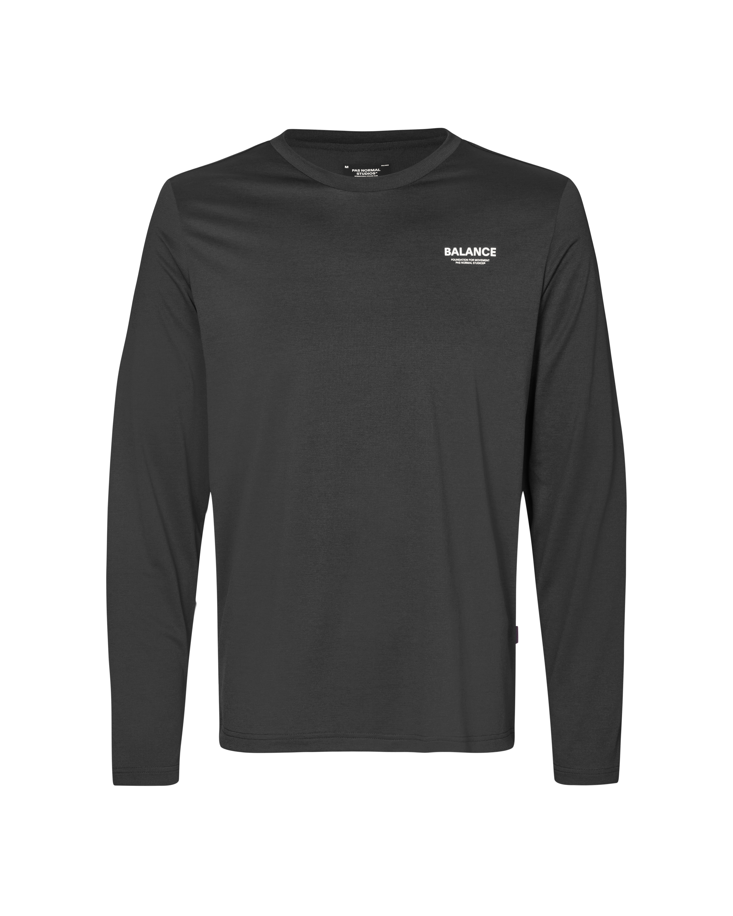 Men's Balance Long Sleeve T-Shirt - Black