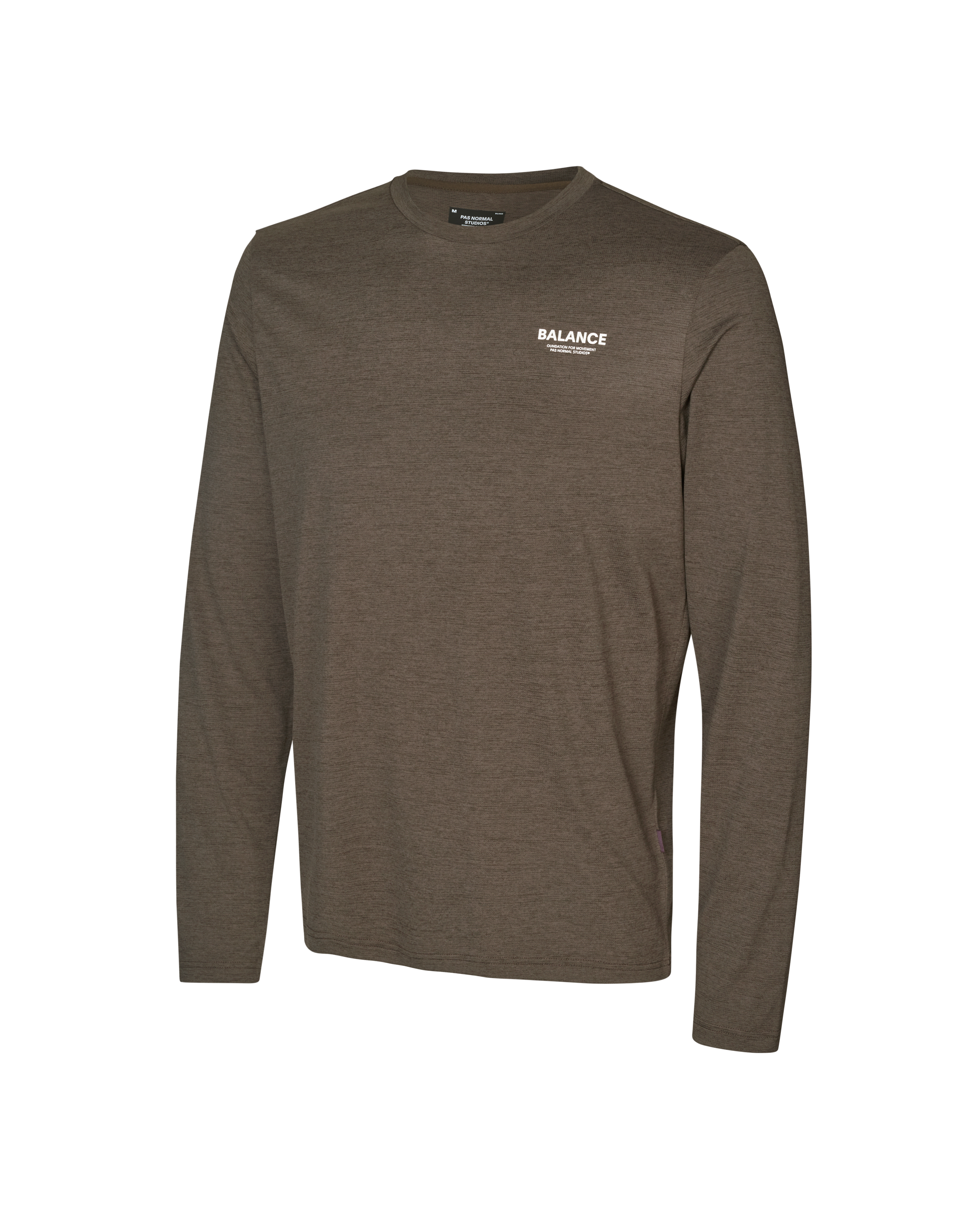 Men's Balance Long Sleeve T-Shirt - Dusty Brown