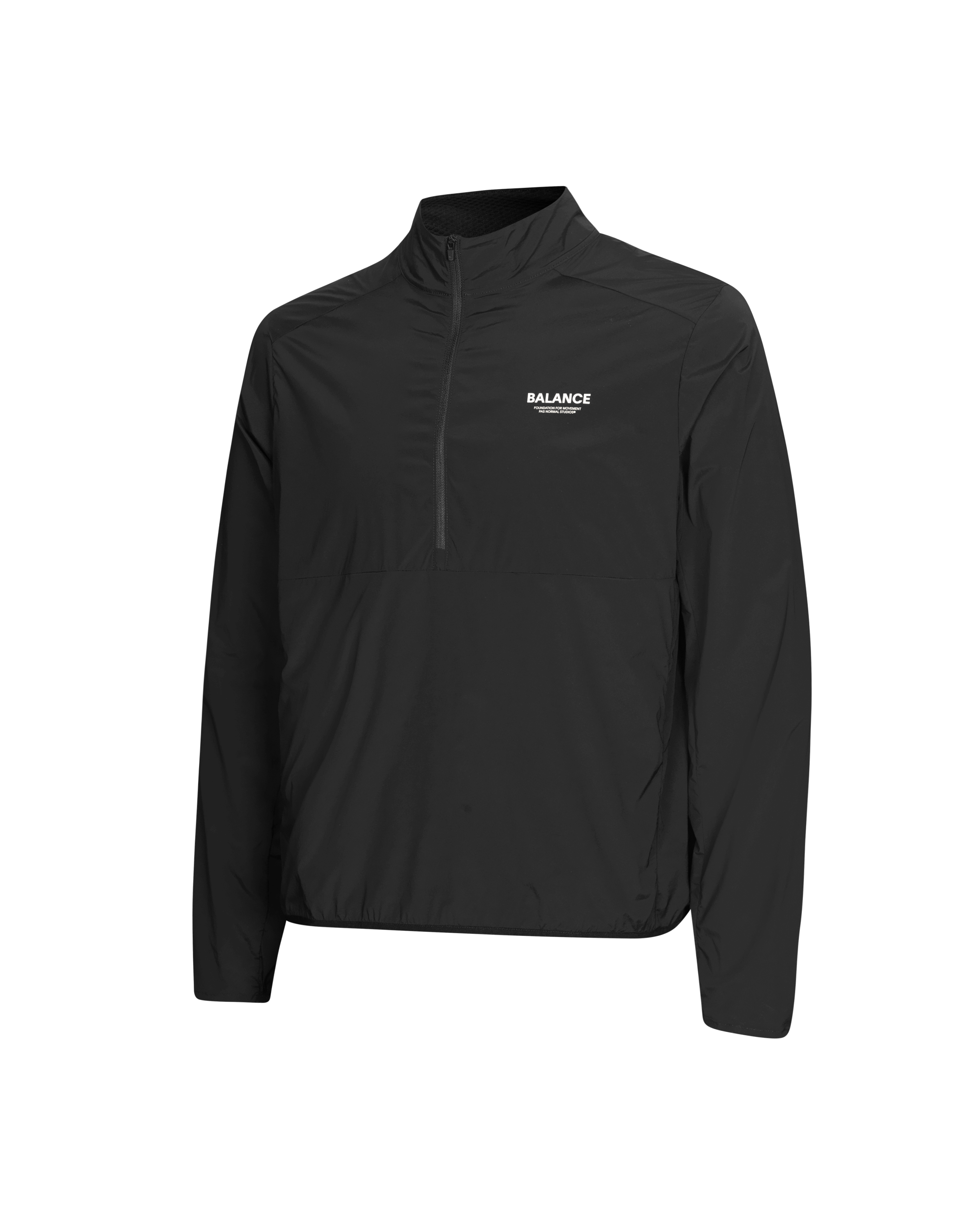 Men's Balance Half Zip Jacket - Black