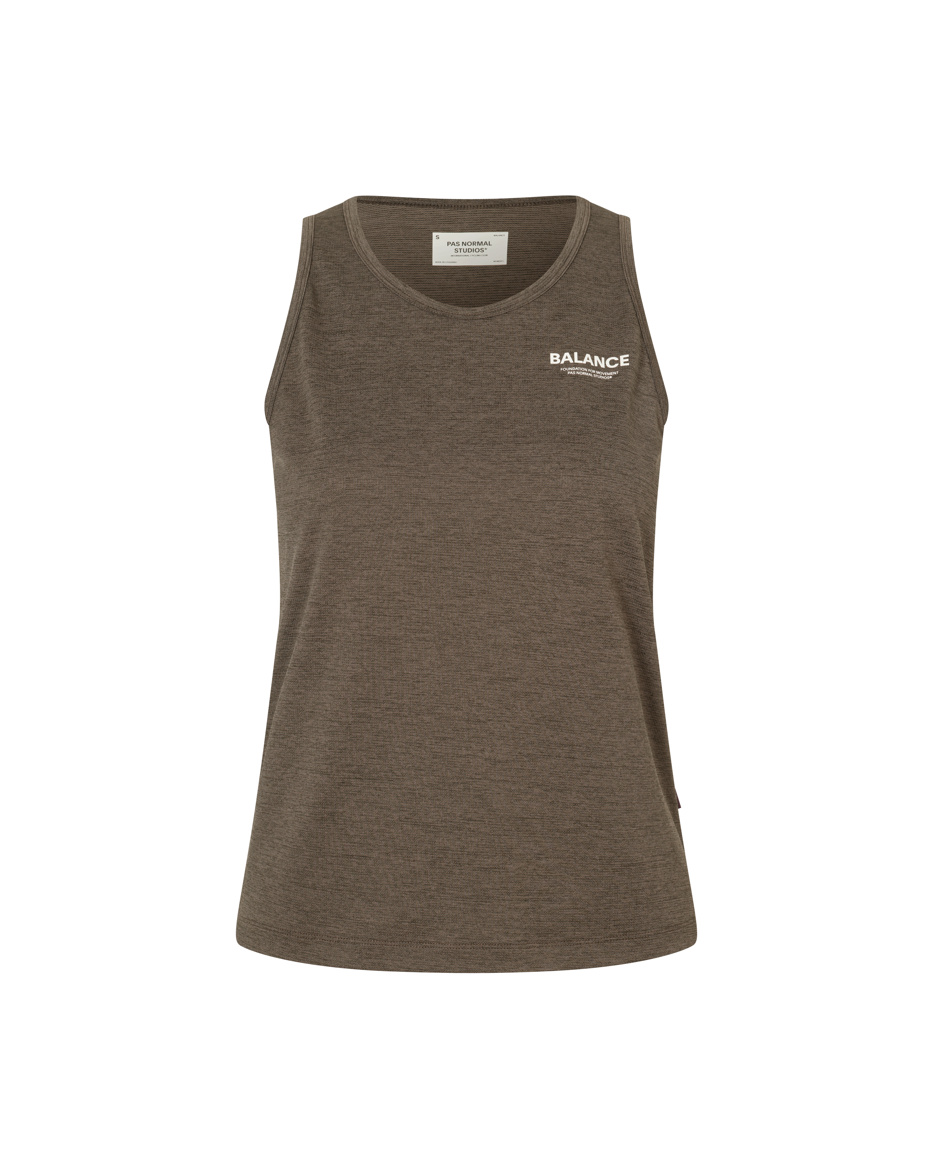 Women's Balance Sleeveless Top - Dusty Brown