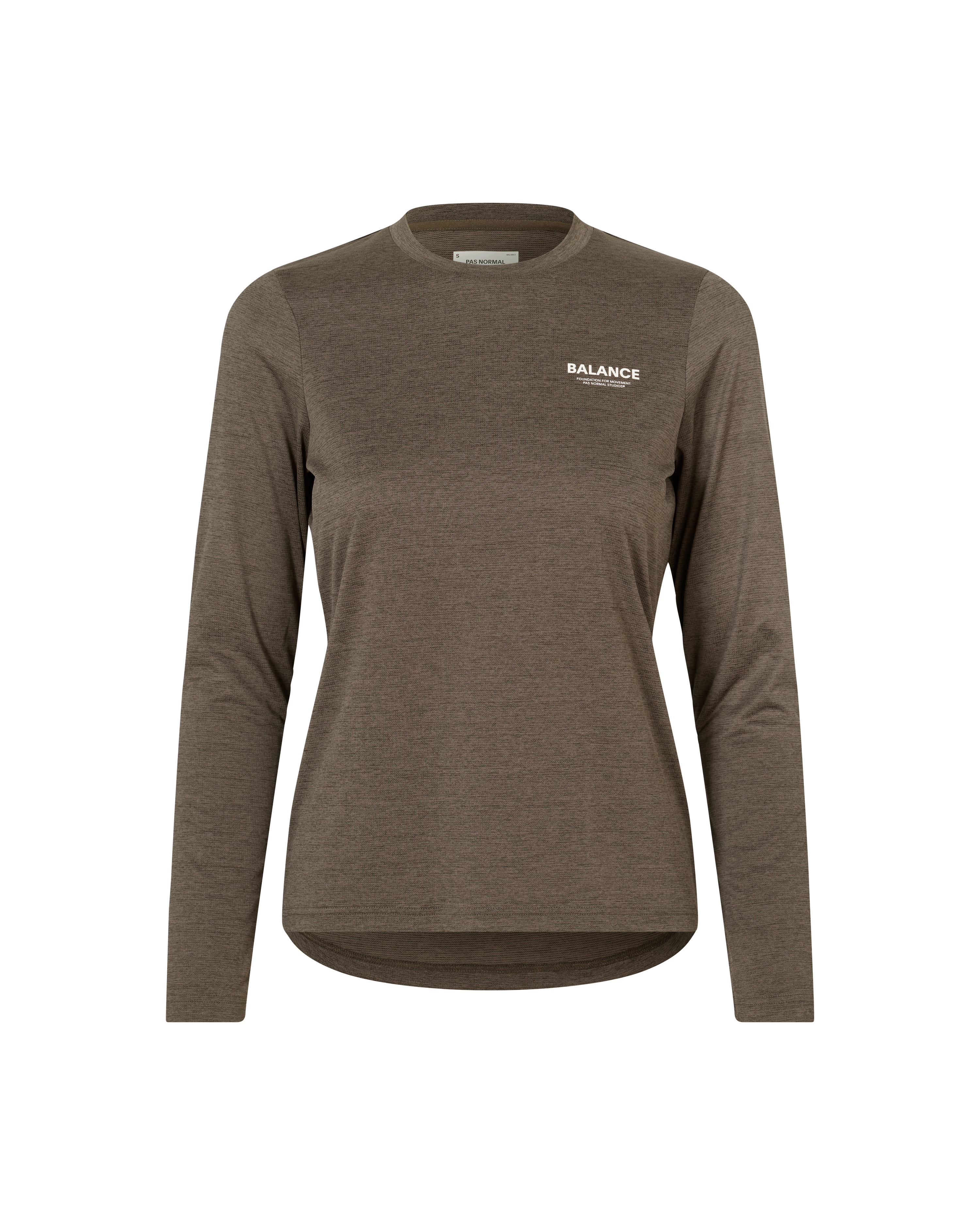 Women's Balance Long Sleeve T-shirt - Dusty Brown