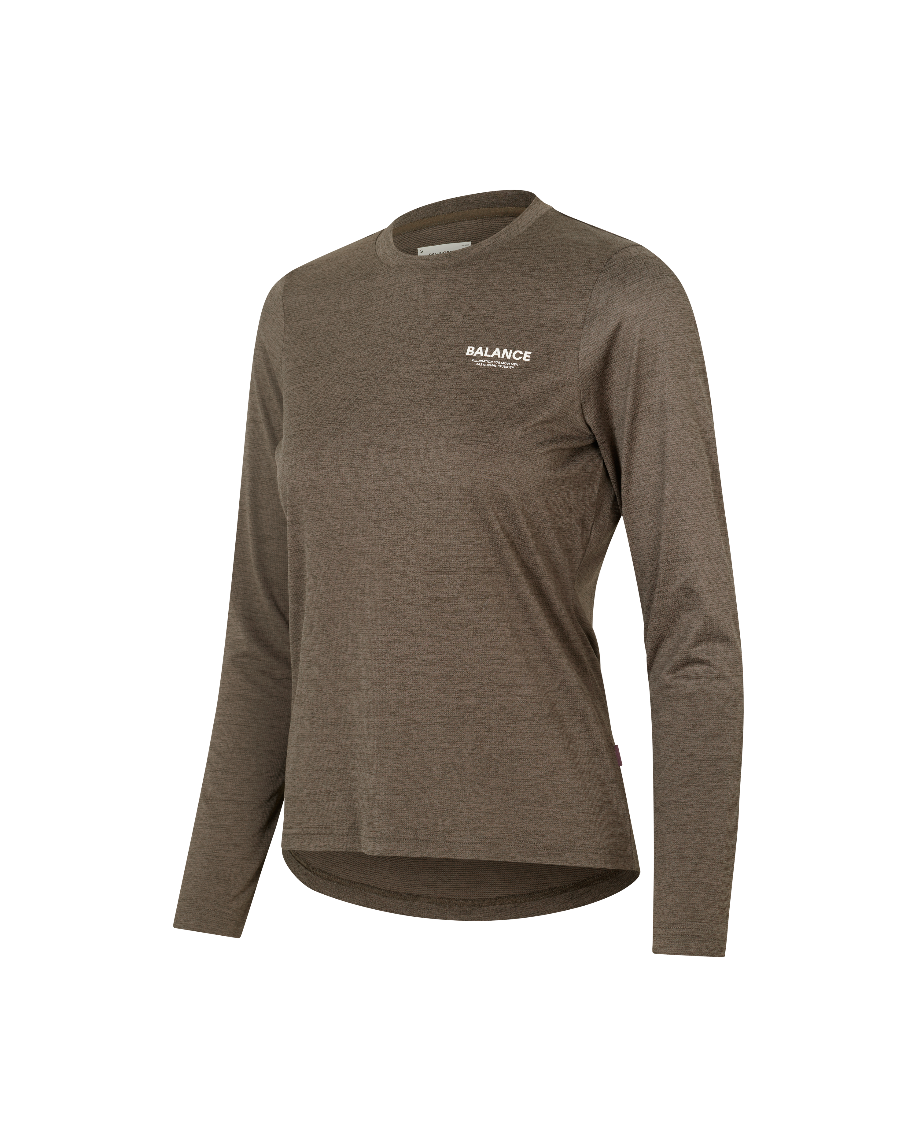 Women's Balance Long Sleeve T-shirt - Dusty Brown