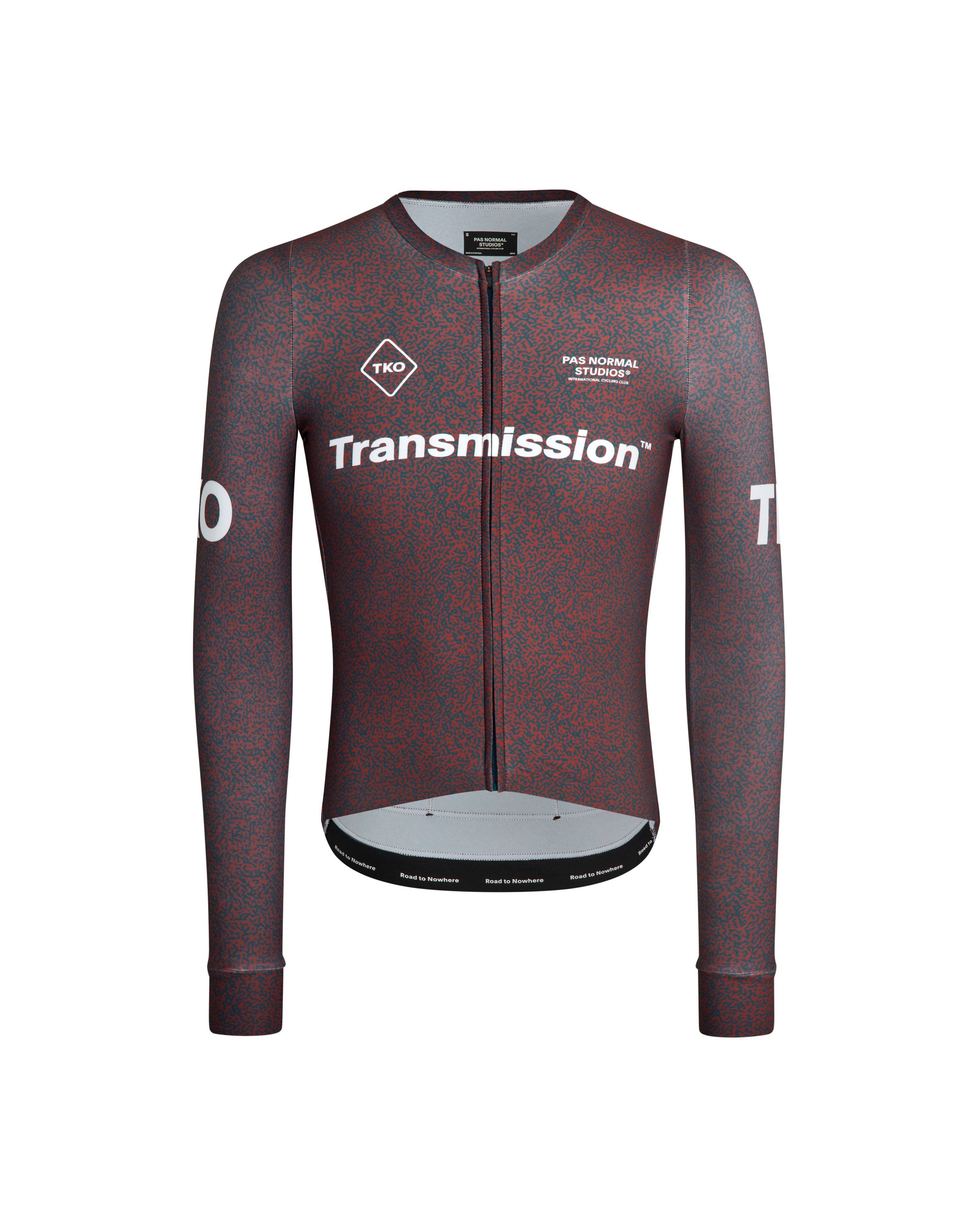 Men s T.K.O. Mechanism Long Sleeve Jersey Mahogany Transmission