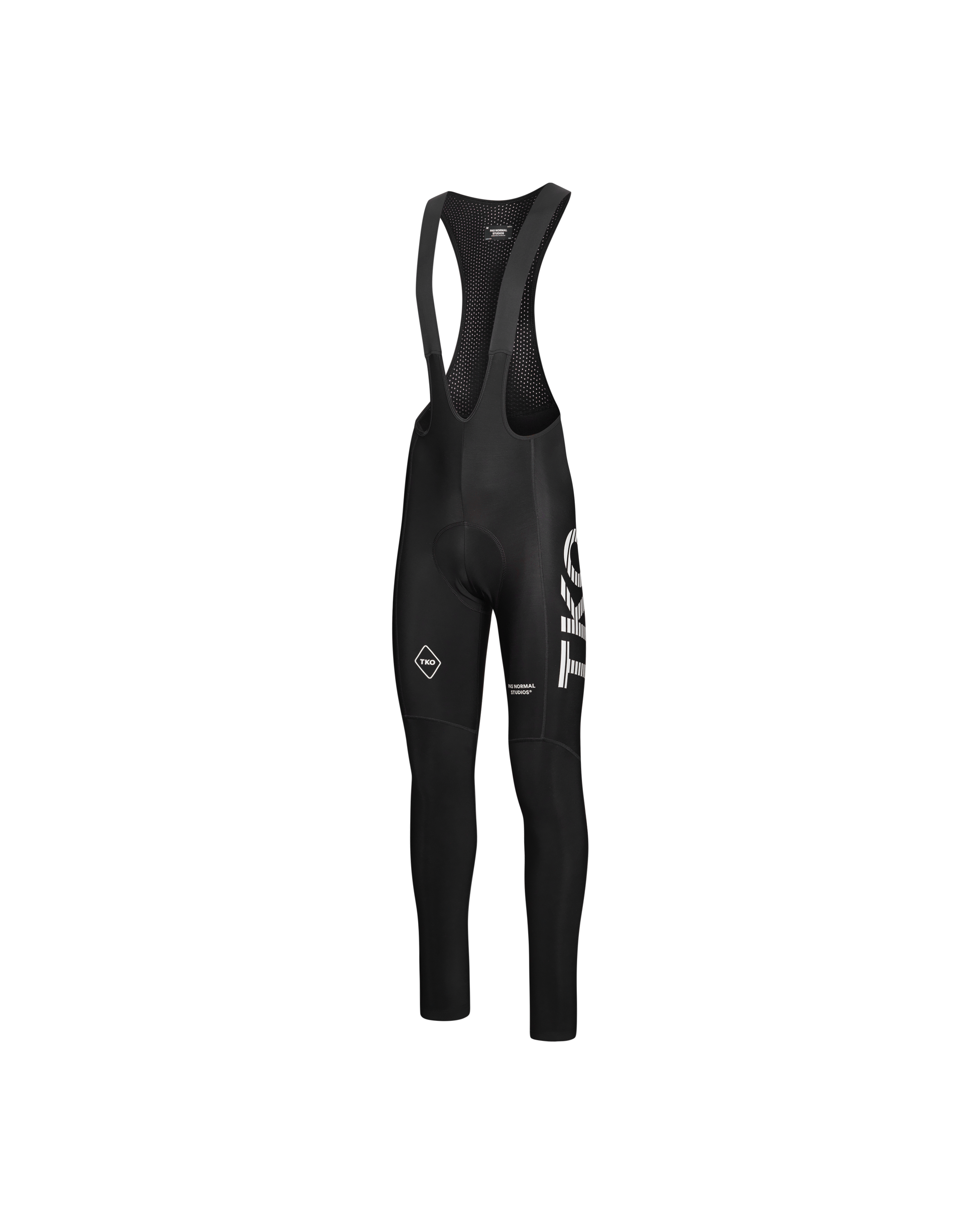 Men's T.K.O. Essential Thermal Long Bibs - Black