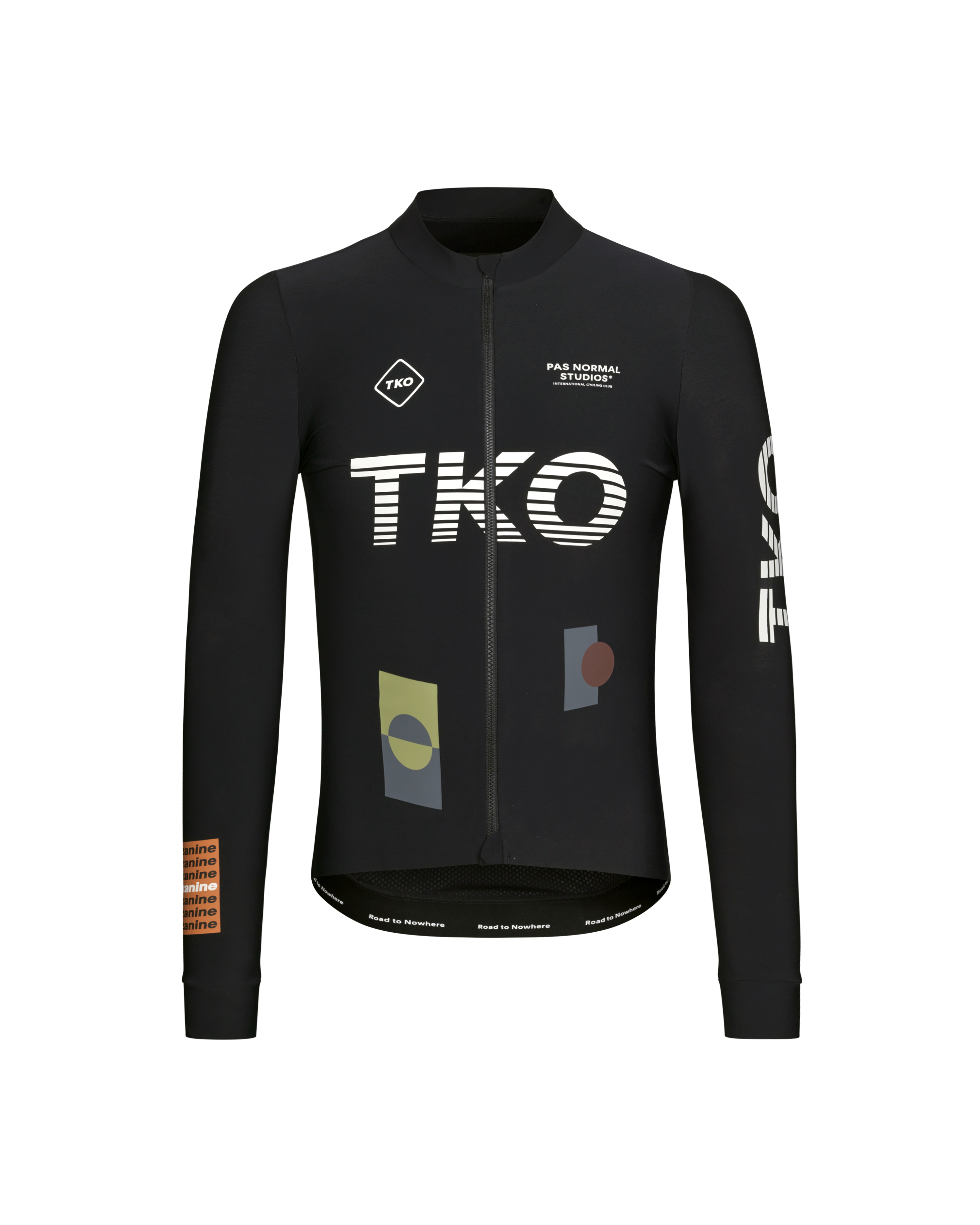 Men's T.K.O. Mechanism Long Sleeve Jersey - Black