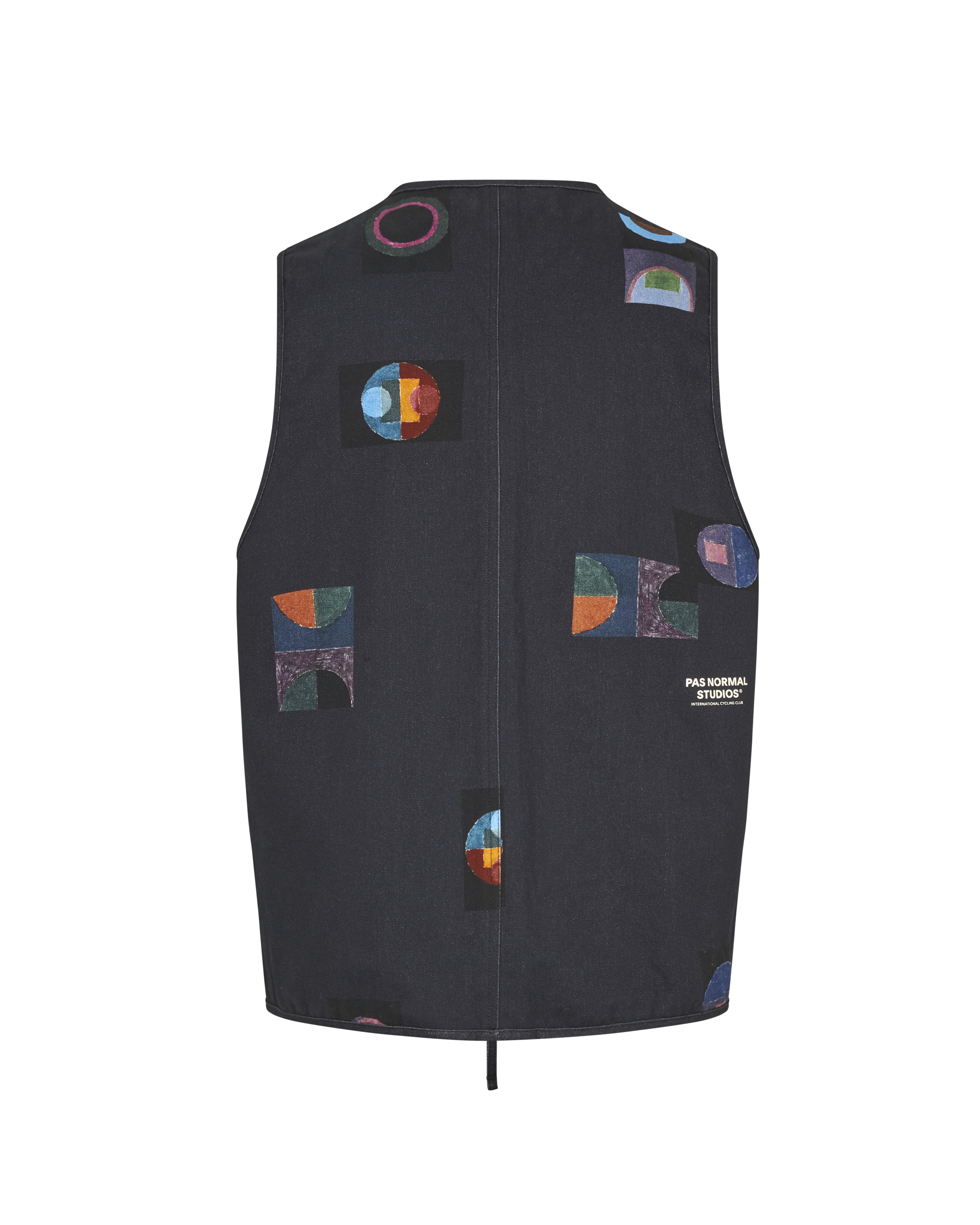 T.K.O. Off-Race Cotton Twill Vest - Charcoal